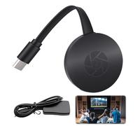 Wireless HDMI Display Adapter, 4K Streaming Dongle with Miracast, DLNA & AirPlay Support, Dual-Band 2.4G/5G Low Latency Wireless Receiver Compatible with Android, iOS, Windows & Mac, Plug & Play HDMI