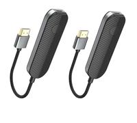 Wireless HDMI Display Adapter for iPhone and iPad,1080p WiFi Streaming Movies Device Receiver Dongle,Tiktok YouTube Mirroring to TV, HD Video Sync,Not Support Netflix (2 pcs)