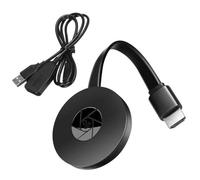 Wireless HDMI Display Adapter, XiaoMan Chromecast Device Alternative for TV, Chromecast 1080P Screen Mirroring via 2.4G/5G for iPhone/Android/Windows, Supports Airplay & Miracast