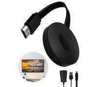 Wireless HDMI Don-gle 1080P Streaming Adapter, Dual H.265/HEVC Decoder, Screen Mirroring Receiver Compatible with Android, iOS, Windows, Mac, Projector, TV, Support DLNA, AirPlay, Miracast, AirMirror