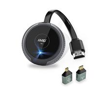 Wireless HDMI Transmitter, AIMIBO 5G HDMI Wireless Extender Streaming 4K Media Video/Audio/File for Phone, Laptop, Camera, Cable Box, Netfix, to HDTV, Monitor, Projector, 165FT, grey