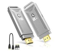 Wireless HDMI Transmitter and Receiver [100ft, 4K Decode/1080P Output], Plug & Play Portable Wireless HDMI Extender for Streaming Video and Audio from Laptop/PC/TV Box/Camera to Monitor/Projector/HDTV