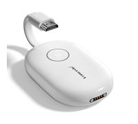 Wireless HDMI Transmitter and Receiver,165FT/50M Wireless HDMI Kit,Plug & Play No adapter required for TV Streaming,Meeting Streaming Video Audio Files from Laptop,PC to HDTV,Projector (White-1TX)