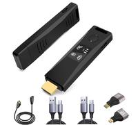 Wireless HDMI Transmitter and Receiver 4K - Wireless Video/Audio Extender for TV/Projector/Monitor, No Bluetooth 5.0 Adapter, HDMI Extender Kit for Streaming, Gaming, Home Theater