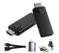 Wireless HDMI Transmitter and Receiver, 50M Range, 2.4GHz/5GHz, Plug & Play, for Laptop, PC to HD TV, Projector, Conference Screen