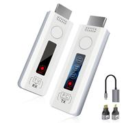 Wireless HDMI Transmitter and Receiver for TV: Plug & Play Portable Wireless HDMI Extender Kit, 5G+2.4G, 4K Decoding and 1080P Output for Office/Cinema/Game Room, Office Staff