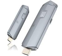 Wireless HDMI Transmitter and Receiver, HDMI Wireless Extender Portable 4k Wireless HDMI Kit, Plug & Play, Support 2.4/5GHz for Streaming Video and Audio to Monitor from Laptop/Pc/Tv Box/Projector