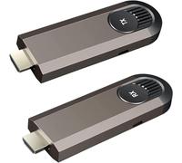 Wireless HDMI Transmitter and Receiver, Wireless HDMI Transmitter and Receiver, 4K 60Hz Dual Band Extender Kit, for PC, Laptop, TV, Projector Streaming