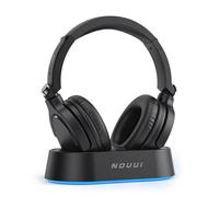 Wireless Headphones for TV Watching, TV Headphones Wireless for Seniors with Transmitter Charging Base, Over Ear Bluetooth Headset No Audio Delay, HiFi Stereo, 65H Playtime, Gifts for Parents/Elderly