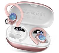 Wireless Headphones Sport, 2025 3D-Stereo Bluetooth 5.4 Earbuds Deep Bass in Ear Buds, 4 ENC Noise Cancelling Mic Earphones, 50+Hrs USB-C IP-X7 Waterproof Headset Android iOS for Running Workout Gym