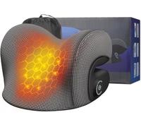 Wireless Heated Neck Stretcher for Pain Relief, Portable Cordless Neck Shoulder Cervical Traction Device with Graphene Heating Pad No Smell Magnetic Therapy Case Relaxer for TMJ Migraine Spine Alignme