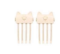 Wireless Heated Root Volumizing Clip, Portable Electric Root Lifter Comb, Rechargeable Volumizing Hair Clip for Long Lasting Fluffy Crown Hairstyle, Travel Friendly Styling Accessory (Beige*2)