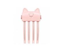 Wireless Heated Root Volumizing Clip, Portable Electric Root Lifter Comb, Rechargeable Volumizing Hair Clip for Long Lasting Fluffy Crown Hairstyle, Travel Friendly Styling Accessory (Pink)