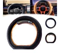 Wireless Heated Steering Wheel Cover, 2025 New Steering Wheel Heater, Wireless Rechargeable Heated Steering Wheel Cover (D Shaped)