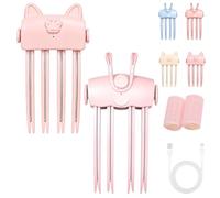 Wireless Heated Volumizing Root Lift Clip, Electric Volumizing Hair Clips for Bangs Styling, Root Lifter Comb with 2 Heat Settings, Fine Flat Hair Styling, Quick Volume Touch-Ups (C-2PCS)