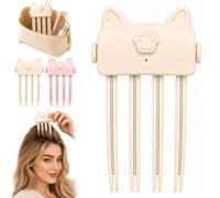 Wireless Heated Volumizing Root Lift Clip,Root Lifter Comb with 2 Heat Settings,Portable Rechargeable Volumizing Styling Tool,Hair Volume Clips for Flat Fine Hair,Cordless Design,Travel & Office Use
