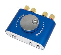 Wireless HiFi Amp Board TPA3116D2 50Wx2 Digital | 5.0, AUX/USB Input, 4Ω/8Ω Speakers, Aluminium Heatsink, Short-circuit Protection, 77x62mm Compact Size