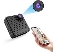 Wireless Home Security Camera, 1080P Mini Spy Camera with Night Vision, Motion Detection & Alerts, Built-in 1000mAh Battery, Strong Magnetic Mount, 155° Wide-Angle, APP Control, Portable Indoor & Outd