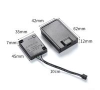 Wireless Human Infrared Motion Sensor Switch with Touch and Wave Hand Sweep Control, Suitable for Interior Cabinet, Wardrobe and Fire Prevention Use (Door touch/hand sweep sensor switch++receiver)