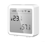 Wireless Hygrometer Thermometer App Alerts ±0.54°F | ±0.54°F for temp accuracy, ±3% RH humidity, app push alerts, wireless signal, anti-interference tech