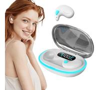 Wireless In-Ear Bone Conduction Sleep Earbuds, Black, 5. Bluetooth, 60mAh Battery, 2.4GHz, 5V/1A, Active Noise Cancellation, Comfortable, Compact, Sport Use