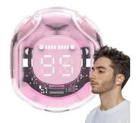 Wireless, In-Ear with Digital Display, Long Playtime 50 Hours for Sports Training Work, High Fidelity Audio, Charging Case