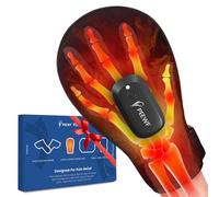 Wireless Infrared Light Therapy Gloves for Arthritis Hands, Painful Hand Muscles | 30 Red & Near Infrared LEDs | Breathable | Automatic 20 Minute Shut-Off