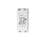 Wireless Intelligent Switch Relay for Smart Homes Using For Tuya WiFi Technology; Activate Devices by Voice via with Timers (white)