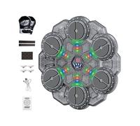 Wireless Interactive Wall Mounted Target with Intelligent Music Boxing Machine for Teens, Teenagers and Adults, Electronic Rhythm Trainer for Gym and Home Office, Fitness Toy