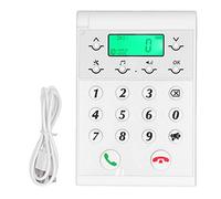 Wireless Intercom Phone 1000m Distance Clear Call Intelligent Networking Hands Intercom System Host for Home House Business Office, Room to Room Intercom Communication (White)