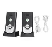 Wireless Intercom System, 2 Way Voice Intercom with 1000m Range, Adjustable Channels and Volume, Rechargeable Battery for Elderly, Caregivers, Patients, Home, Office Use