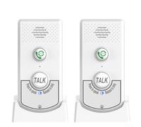 Wireless Intercom System for Two Way Voice Communication Long Range 1000 Meter Transmission Waterproof Outdoor Indoor Use 1800mAh Battery Energy Efficient Chip ABS W