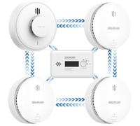 Wireless Interlinked Smoke,Heat and Carbon Monoxid