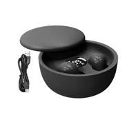 Wireless Invisible Earbuds, Discreet Noise-Blocking Earphones with Portable Charging Case, Comfortable Fit for Side Sleepers, Indoor Home Work Gym Travel Outdoor Activities, Hands-Free Audio