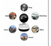 Wireless IP Camera,Baby Pet Monitor,HD Indoor CCTV Wireless,Full HD 720P,Infrared Night Vision,Audio Motion Detection,Security System Video Recording,3D echo noise reduction processing,Comes with PTZ, support 64-way PC side,Support Multiple Users Access and Management