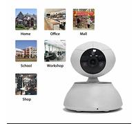 Wireless IP Camera,Security Camera System,100% Wire-Free,Full HD 720P,Infrared Night Vision,Motion Detection,Audio Motion Detection,Security System Video Recording,Surveillance Camera For IOS Android (White)