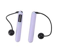 Wireless Jump Rope, 800Má Ergonomic, Weighted Jump, 9.8 Feet, Rechargeable Digital Screen with Training Counter for Women (Violet)
