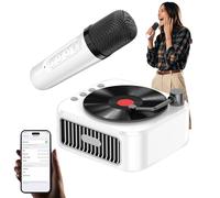 Wireless Karaoke Machine, Karaoke Speaker with Microphone, Wireless Karaoke Machine with Microphone, Portable Portable Music Player Retro Toy for and Fes