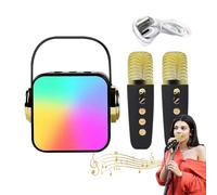 Wireless Karaoke Machine - Microphone Speaker Set Singing Karaoke Player for Hifi Bass, Party Favor for Indoor Party, Church
