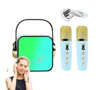 Wireless Karaoke Machine - Microphone Speaker Set Singing Karaoke Player for Hifi Bass, Party Favor for Indoor Party, Church