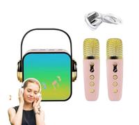 Wireless Karaoke Machine - Microphone Speaker Set Singing Karaoke Player for Hifi Bass, Party Favor for Indoor Party, Church