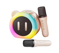 Wireless Karaoke Machine, Portable Karaoke Machine | Wireless Karaoke Speaker with RGB Colorful Light and Ears - Outdoor Portable Karaoke Machine for Friends