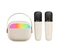 Wireless Karaoke Machines With Light,Wireless Light Music Player with Microphone | Karaoke Speaker Machine with Colorful Lights for Home, Travelling, Family Gathering