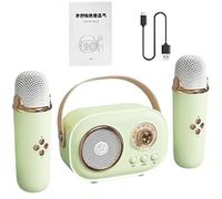 Wireless Karaoke Mike with Speaker Wireless Portable Audio Speaker | Kids Microphones for Singing for Kids Toy, Adult Entertainment, Festival Activities