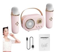 Wireless Karaoke Mike with Speaker Wireless Portable Charging Cable