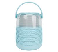 Wireless Karaoke Speaker, Mini Karaoke Machine, Easy to Use, Compact Portable Multi-function Colorful Lights, Long Standby Time for Home Adults (Blue)