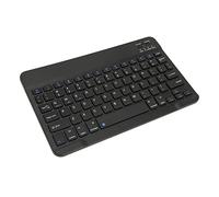 Wireless Keyboard, 78 Keys Rechargeable Ultra-thin Ergonomic Scissor Keyboard Design for PC (Black)