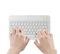 Wireless Keyboard - 9.84x5.9x0.24in Keygaurd, Slim Smart Rechargeable Keypad, Ergonomic Quiet Low Profile, Wireless Typing Device | Portable Handheld Keyboard for Tablet Phone Laptop