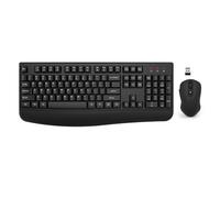 Wireless Keyboard and Mouse Combo, EDJO 2.4G Full-Sized Ergonomic Computer Keyboard with Wrist Rest and 3 Level DPI Adjustable Wireless Mouse for Windows, Mac OS Desktop/Laptop/PC