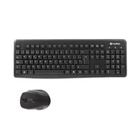 Wireless Keyboard and Mouse Set, USB Port, Ergonomic Design, Ideal for Work and Games, Provides Comfort and Mobility.